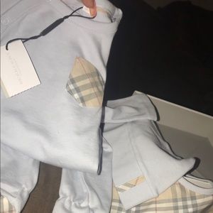 Infant BURBERRY SET  sz 3-6 months BRAND NEW